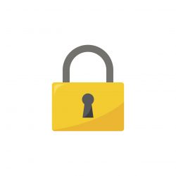 Illustration of lock icon